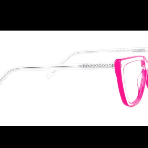 Beautiful Eyeglasses, very fashionable radiant Pink combined with White - Picture 10 of 16